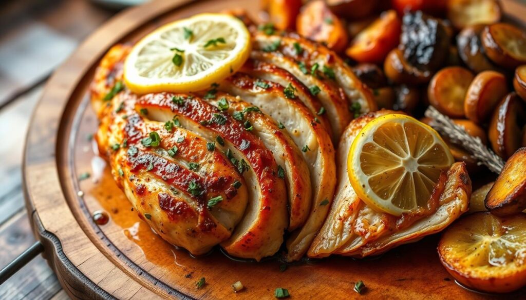 baked thin sliced chicken breast