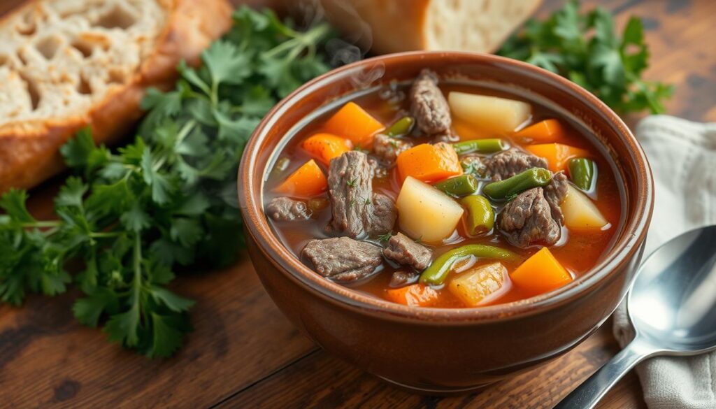 old fashioned vegetable beef soup recipe