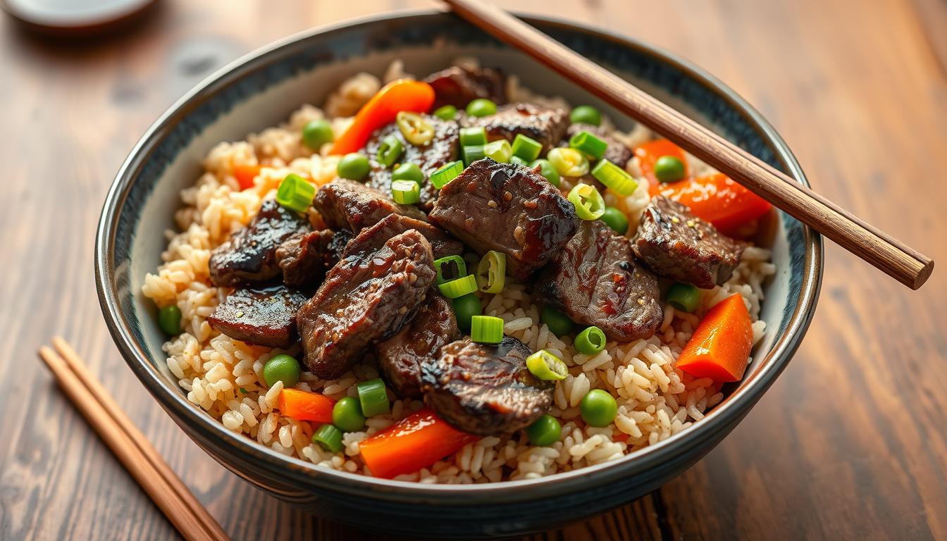 Easy Homemade Steak Fried Rice Recipe