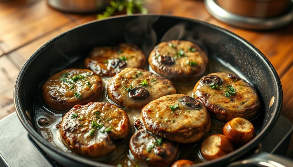 Cooking Mushroom Steaks