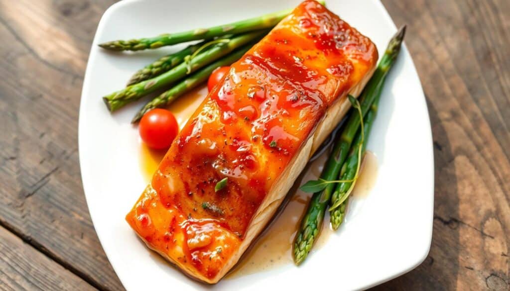 Salmon with Brown Sugar