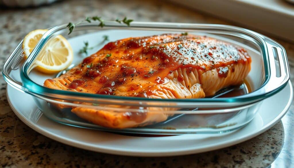 Salmon with Brown Sugar